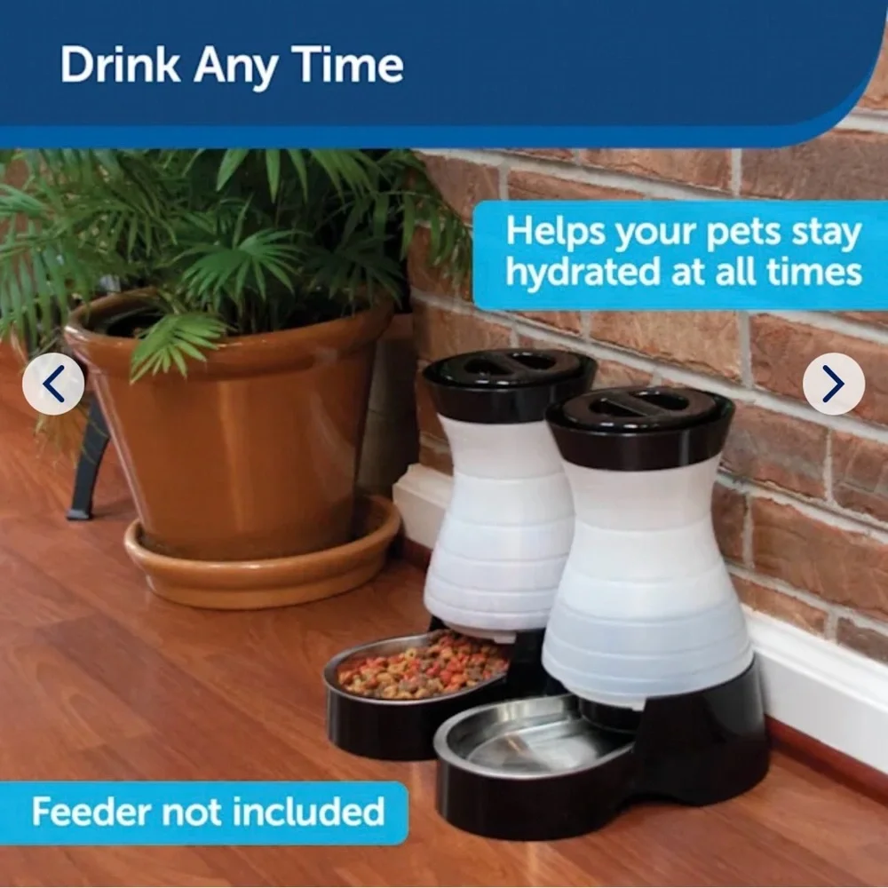 Petsafe Healthy Pet Gravity Waterer Water Dish Preowned